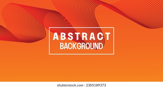 Gradient colored background, with an attractive curved outline pattern. vector template for banner, greeting card, cover, social media, web, music.