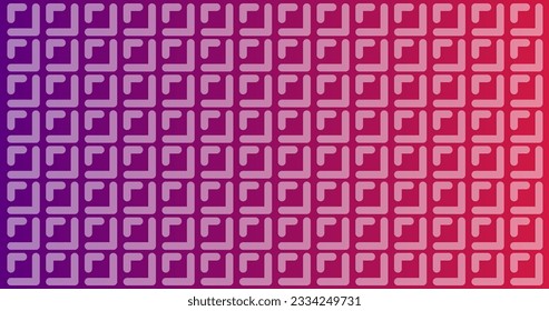 gradient colored background with checkered pattern decoration