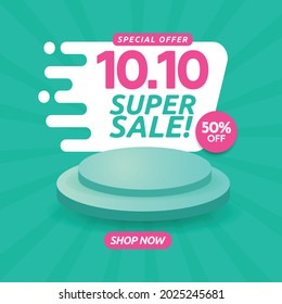 Gradient colored banner sale background Free Vector