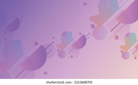 Gradient colored graphic elements. abstract banners with flowing liquid shapes. Beautiful Template for the design of banners, flyers, or presentations.