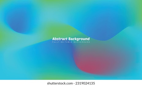Fondo abstracto de color gradiente con increíble combinación de colores vectorial