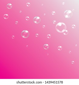 Gradient colorful abstract background with bubbles.