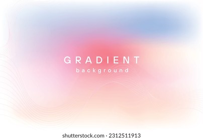 Gradient colorful abstract background. Modern wallpaper design for social media, idol poster, banner, flyer.