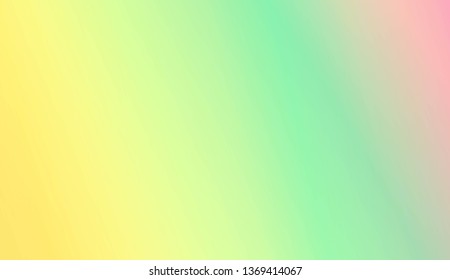 Gradient Colorful Background. For Abstract Modern Screen Design For Mobile App. Vector Illustration