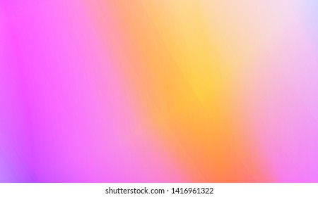 Gradient Colorful Background. For Abstract Modern Screen Design For Mobile App. Vector Illustration