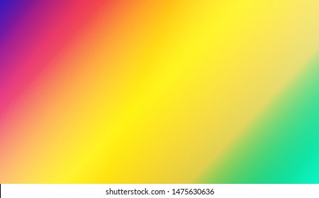 Gradient Colorful Background. For Abstract Modern Screen Design For Mobile App. Vector Illustration