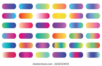 Gradient colorful background abstract vector set