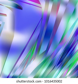 Gradient colorful background. Bright multicolored lines.