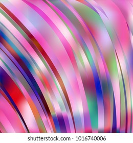 Gradient colorful background. Bright multicolored lines.