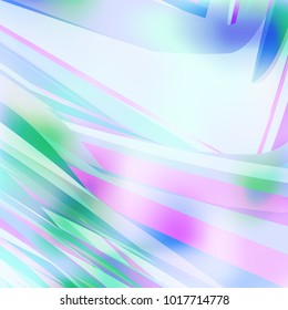 Gradient colorful background. Bright multicolored lines.