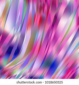 Gradient colorful background. Bright multicolored lines.