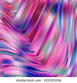Gradient colorful background. Bright multicolored lines.