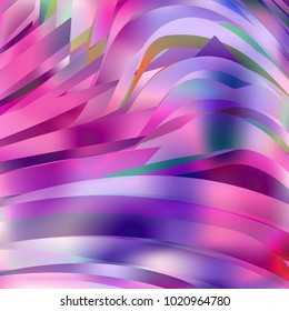 Gradient colorful background. Bright multicolored lines.