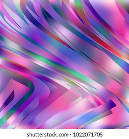 Gradient colorful background. Bright multicolored lines.