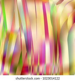 Gradient colorful background. Bright multicolored lines.