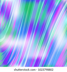 Gradient colorful background. Bright multicolored lines.