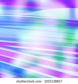 Gradient colorful background. Bright multicolored lines.