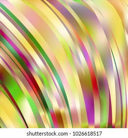 Gradient colorful background. Bright multicolored lines.