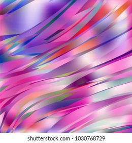 Gradient colorful background. Bright multicolored lines.