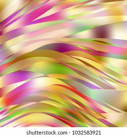 Gradient colorful background. Bright multicolored lines.