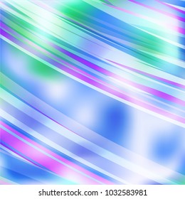 Gradient colorful background. Bright multicolored lines.