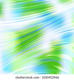 Gradient colorful background. Bright multicolored lines.