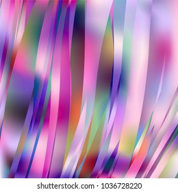 Gradient colorful background. Bright multicolored lines.