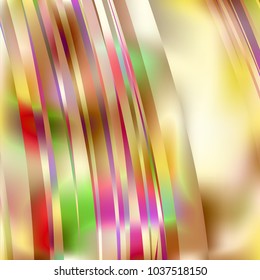 Gradient colorful background. Bright multicolored lines.