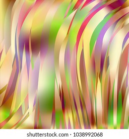 Gradient colorful background. Bright multicolored lines.
