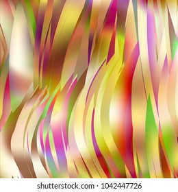 Gradient colorful background. Bright multicolored lines.