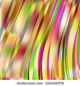 Gradient colorful background. Bright multicolored lines.