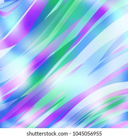 Gradient colorful background. Bright multicolored lines.