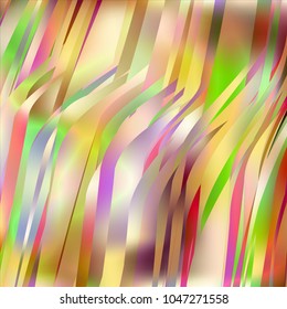 Gradient colorful background. Bright multicolored lines.
