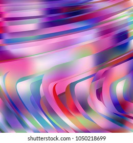Gradient colorful background. Bright multicolored lines.