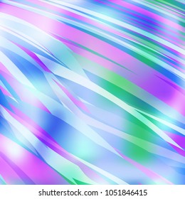 Gradient colorful background. Bright multicolored lines.