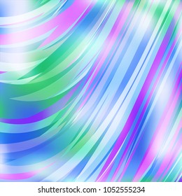 Gradient colorful background. Bright multicolored lines.