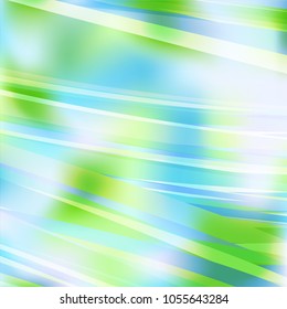Gradient colorful background. Bright multicolored lines.