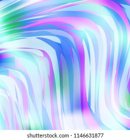 Gradient colorful background. Bright multicolored lines.