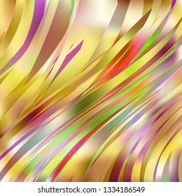 Gradient colorful background. Bright multicolored lines.