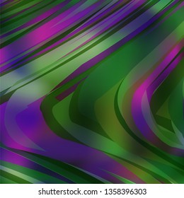 Gradient colorful background. Bright multicolored lines.