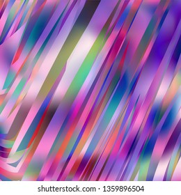 Gradient colorful background. Bright multicolored lines.