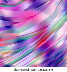 Gradient colorful background. Bright multicolored lines.