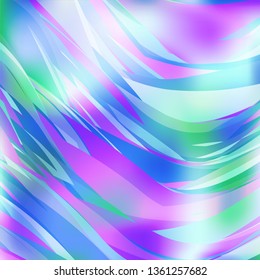 Gradient colorful background. Bright multicolored lines.
