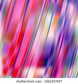 Gradient colorful background. Bright multicolored lines.