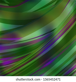Gradient colorful background. Bright multicolored lines.