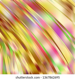 Gradient colorful background. Bright multicolored lines.