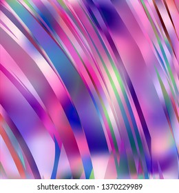 Gradient colorful background. Bright multicolored lines.
