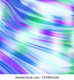 Gradient colorful background. Bright multicolored lines.