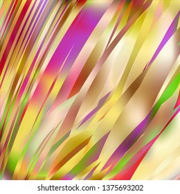 Gradient colorful background. Bright multicolored lines.