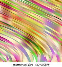 Gradient colorful background. Bright multicolored lines.